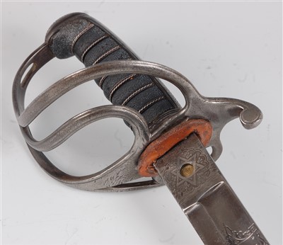 Lot 205 - A British 1822 pattern Cavalry Officer's sword