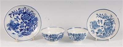 Lot 1064 - A Worcester porcelain bullet shaped teapot,...