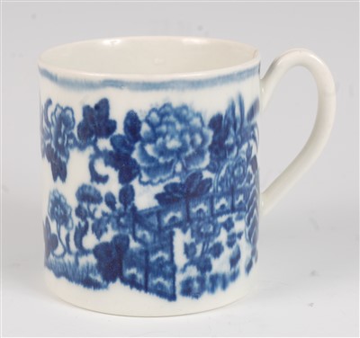 Lot 1064 - A Worcester porcelain bullet shaped teapot,...