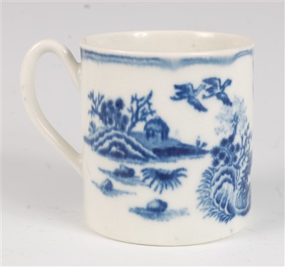 Lot 1064 - A Worcester porcelain bullet shaped teapot,...