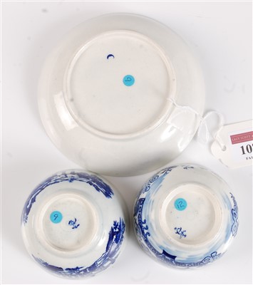 Lot 1072 - A Worcester porcelain tea bowl and saucer,...