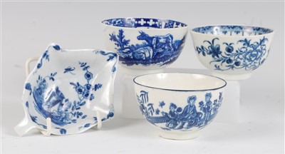 Lot 1073 - A Worcester porcelain tea bowl and saucer,...