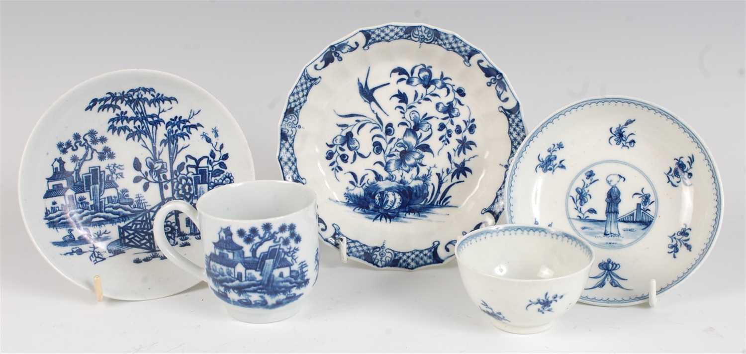 Lot 1088 - A Worcester porcelain coffee cup and saucer,...