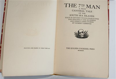 Lot 1003 - GIBBINGS, Robert, The 7th Man, A True Cannibal...