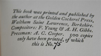 Lot 1003 - GIBBINGS, Robert, The 7th Man, A True Cannibal...