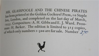 Lot 1004 - RUTTER, Owen, Mr. Glasspoole and the Chinese...
