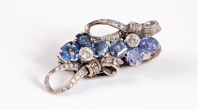 Lot 1230 - An early-mid 20th century blue and white...
