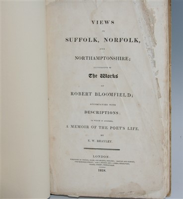 Lot 1011 - BLOOMFIELD, Robert. Views in Suffolk, Norfolk...