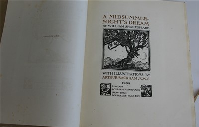 Lot 1014 - SHAKESPEARE, William (illus Arthur RACKHAM). A...
