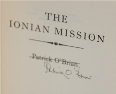Lot 1019 - O’BRIAN, Patrick. The Ionian Mission. Collins,...
