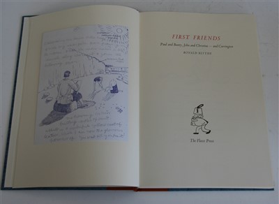 Lot 1033 - BLYTHE, Ronald. First Friends. Fleece Press,...