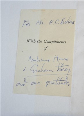 Lot 1034 - DICKENSIANA. One box of titles relating to the...