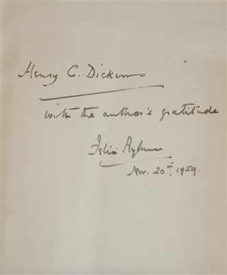 Lot 1034 - DICKENSIANA. One box of titles relating to the...