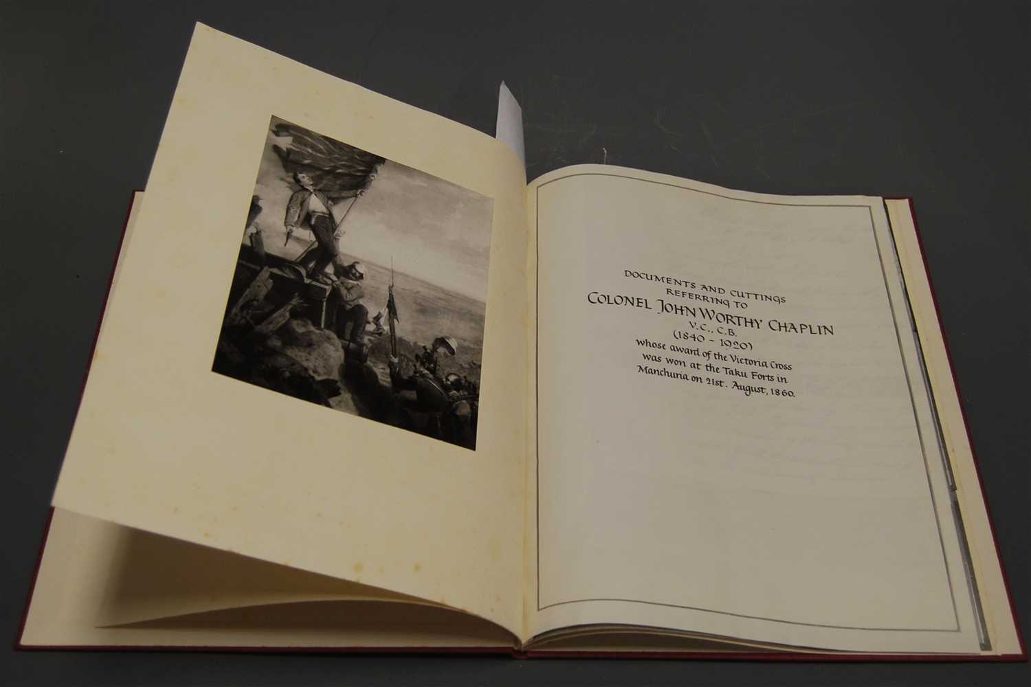 Lot 1035 - DOCUMENTS AND CUTTINGS REFERRING TO Col. JOHN...