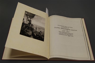 Lot 1035 - DOCUMENTS AND CUTTINGS REFERRING TO Col. JOHN...