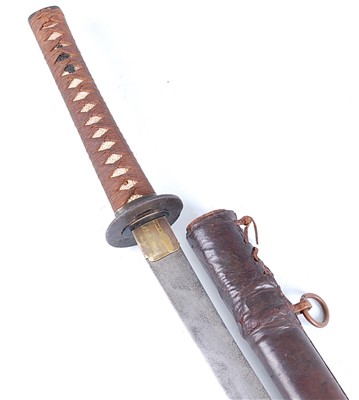 Lot 12 - A Japanese shin gunto katana