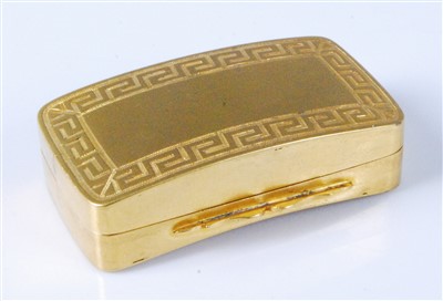 Lot 1374 - An early 19th century gilt metal pocket...