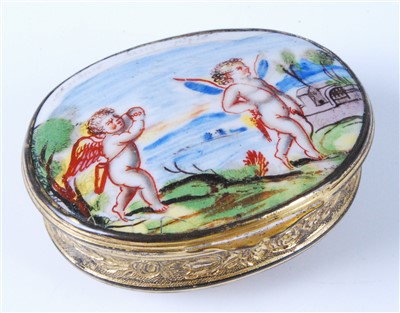 Lot 1381 - A mid-18th century French gilt metal and...