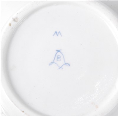 Lot 1051 - An 18th century Sèvres porcelain chocolate cup...