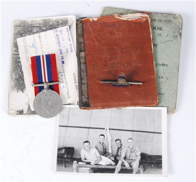 Lot 199 - A post WW II Soldiers Service & Pay Book naming 21039195