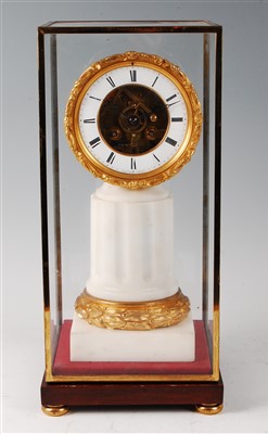 Lot 1552 - A late 19th century French white marble and...