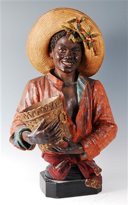 Lot 1053 - A large early 20th century Goldscheider style...