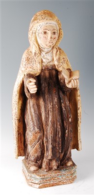 Lot 1412 - A large 19th century carved pine and...