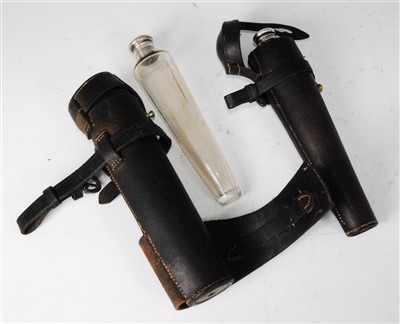 Lot 344 - An early 20th century hunting flask