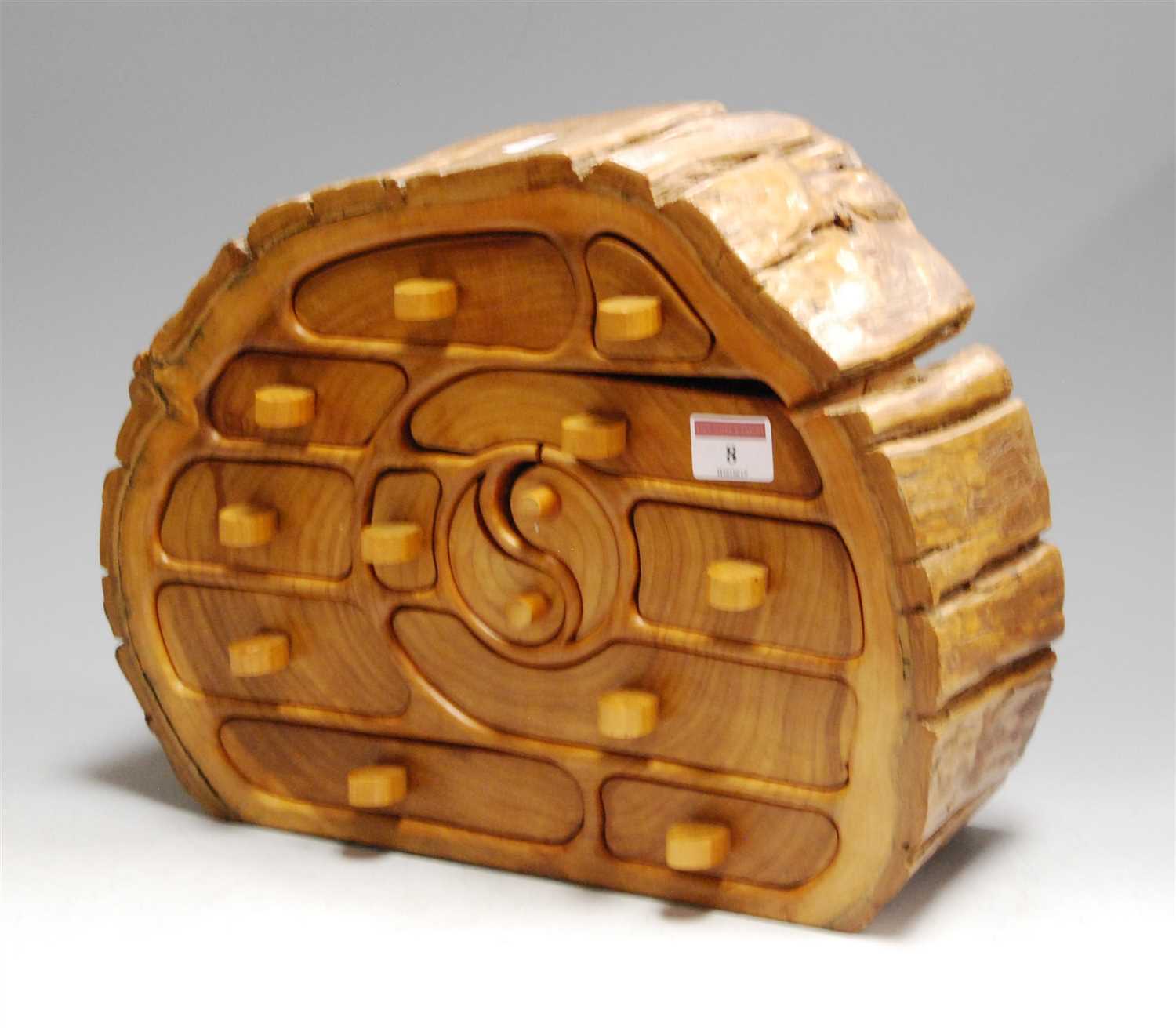 Lot 8 - A modern table-top jewellery chest, in the...
