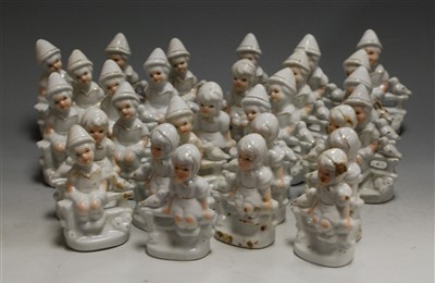 Lot 37 - Three boxes of assorted ornaments, to include...