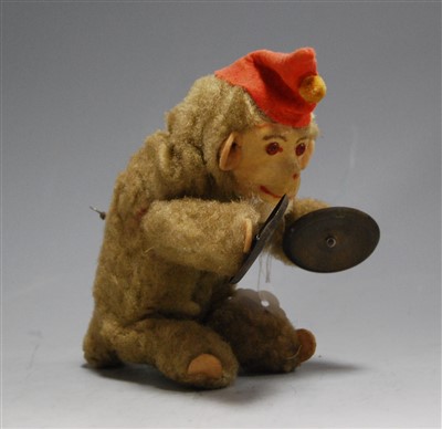 Lot 96 - A mid-20th century Schuco(?) clockwork monkey...