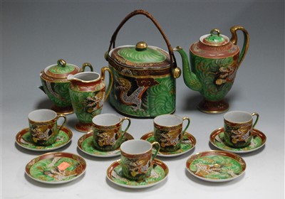 Lot 101 - An early 20th century Japanese eggshell...