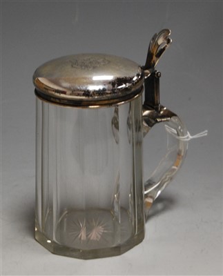 Lot 195 - An early 20th century German bierstein having...