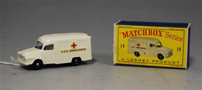 Lot 235 - A boxed Lesney Matchbox Series 14 Lomas...