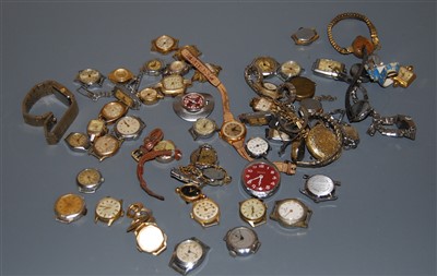 Lot 262 - A collection of assorted ladies wrist watches...