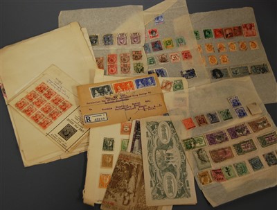 Lot 271 - A box of assorted loose cigarette and tea...