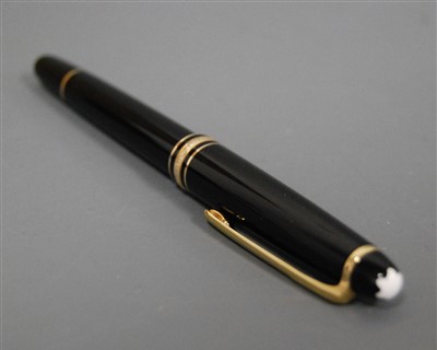 Lot 278 - A Mont Blanc Meisterstruck fountain pen having...