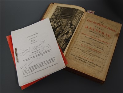 Lot 291 - The Intellectual System of the Universe, the...