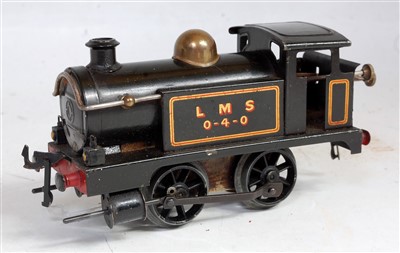 Lot 321 - Hornby 1926 black LMS clockwork No. 1 tank...