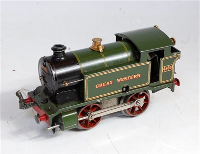 Lot 338 - Hornby 1931/35 green GW clockwork No. 1 tank...