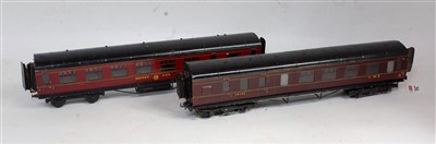 Lot 368 - Exley LMS buffer car No. 127, loss of glazing...