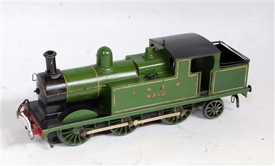 Lot 341 - Leeds green LNER 12v DC 0-6-2T No. 9312 fitted...