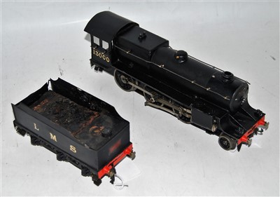 Lot 349 - Bassett-Lowke black LMS Hughes Crab mogul...