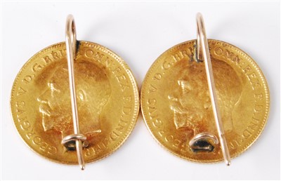 Lot 2090 - Great Britain, 1911 and 1913.  gold half sovereigns