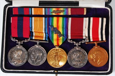 Lot 304 - A George V Distinguished Conduct Medal group of five