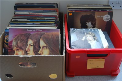 Lot 686 - A large collection of vinyl LP's, 12" and 7" records to include