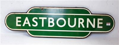 Lot 8 - An original Southern Region Eastbourne Totem...