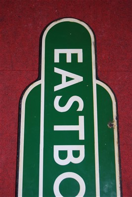 Lot 8 - An original Southern Region Eastbourne Totem...