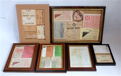 Lot 18 - A collection of framed and glazed original...