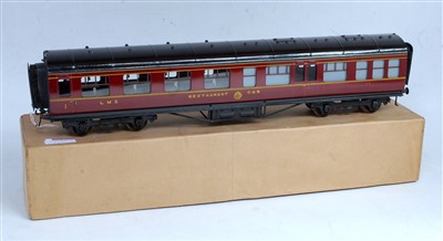 Lot 462 - Exley for Bassett-Lowke K5 maroon LMS corridor...